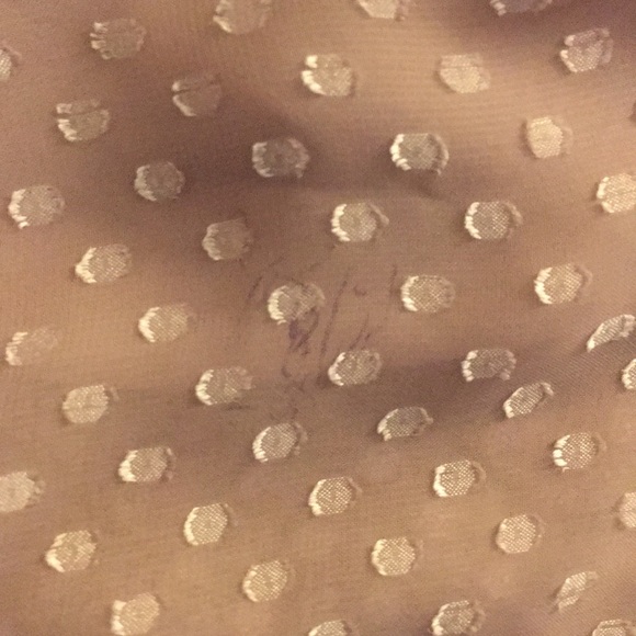 Lavender Sheer Vintage-Style Flowing Blouse - Picture 8 of 8